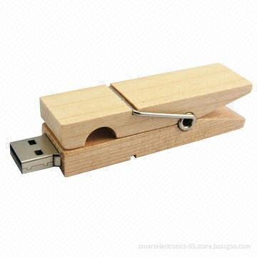 Wooden USB/special designs USB flash drive, 64MB to 128GB Capacity